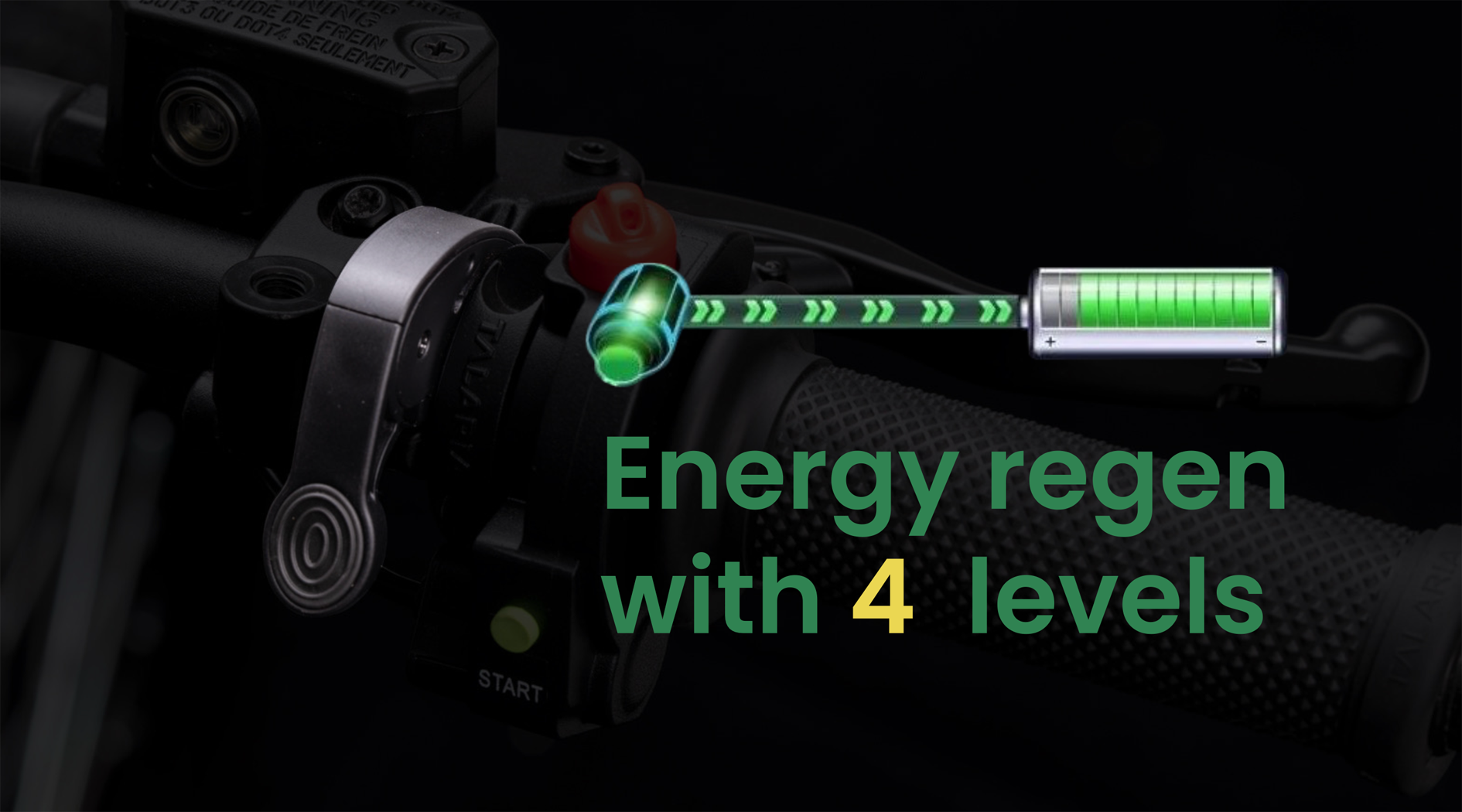 Talaria Komodo – displej a ovládání